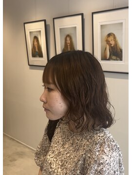 シアン 栄店(CYAN.) アイロンで巻いたようなゆるふわパーマ