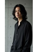 センターパート×ゆるウェーブロング　ニュアンスデザイン