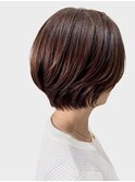 【髪質改善ヘアリセッター】美髪大人可愛い縮毛矯正ショートボブ