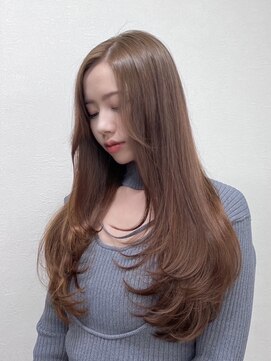 フィーリア 心斎橋堀江店(philia) 透明感抜群ブリーチなしダブルカラー×トレンドレイヤーカット