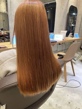 テーラヘアー つくば研究学園店(TELA HAIR) オレンジブラウンカラー♪