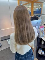 ユニ バイ マグ 長野店(Uni.by Mag)&nbsp;透明感抜群♪ダブルカラーブリーチミルクティーベージュ