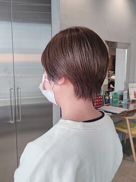 オーガニック リブ 川越(organic+live) 秋色◎大人可愛い小顔ひし形ショートボブ20代30代40代