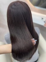 エス(Ess)&nbsp;ワイドバング/ホワイトブロンド[髪質改善/ヘアセット/大宮]