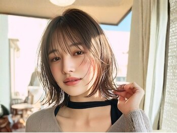 ノス 表参道(NOOS)の写真/ボブ×髪質改善で小顔×扱いやすいヘアに![表参道駅/レイヤーカット/顔周り/ボブ/髪質改善/酸性ストレート]