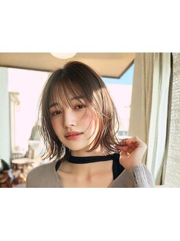 ボブ×髪質改善で小顔×扱いやすいヘアに![表参道駅/レイヤーカット/顔周り/ボブ/髪質改善/酸性ストレート]