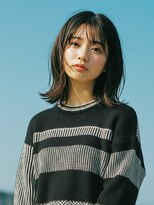 ライクバイコトナ 越谷(RIKE by kotona)&nbsp;ミディアムヘアー/チャコールグレー/白髪染め/髪質改善/越谷