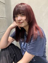 コージーベルベット(Cosy Velvet)&nbsp;1ブリーチで叶うボルドーカラー◎【haruka】