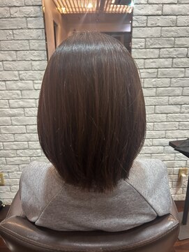 サロウィン 名古屋本山店(SALOWIN) ショートでもふんわり丸い縮毛矯正/ HIDE