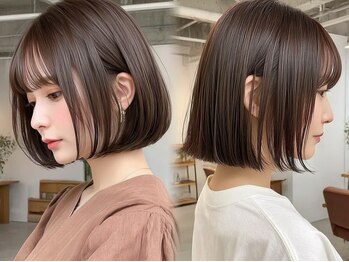 ノイエ 原宿 北参道(NoIE)の写真/【原宿/北参道5分】骨格診断とミリ単位にこだわるトレンドボブはお任せ♪[レイヤーカット/ボブ/髪質改善]
