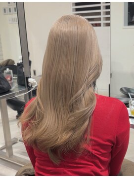 那覇/小顔/ココアベージュ/オリーブグレー/ブロンドヘア