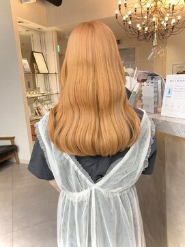 ソワンドブレスセルン 心斎橋(soin de brace cerne) オレンジカラー/ハイトーン/ブリーチ/髪質改善/ウェーブ