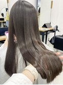 ココアベージュ/オリーブグレー/小顔/黒髪/クラゲヘアー/表参道