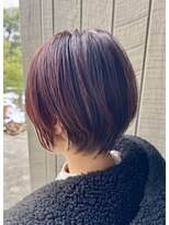 エイム ディクト ヘアー プロデュース(ame D.C.T HAIR PRODUCE)&nbsp;ショート×ピンクブラウン