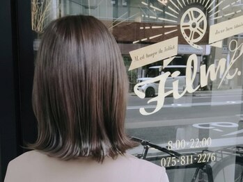 フィルム(film)の写真/【四条大宮スグ◆年中無休22:00まで受付】お客様一人ひとりの魅力を最大限に引き出すスタイルをご提供♪