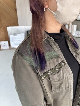 エイト 沖縄豊崎店(EIGHT toyosaki) 【EIGHT 豊崎】お客様スタイル［さりげなさが光る大人パープル］