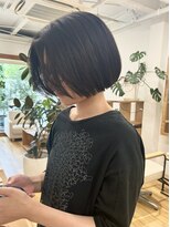 キキ ヘアスタジオ(kiki hair studio)&nbsp;大人可愛いショートボブ☆20代30代40代　うる艶ブラック
