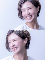 ダブル(DOUBLE)&nbsp;ヘルシーな女性らしさが開花するラフなショートヘア