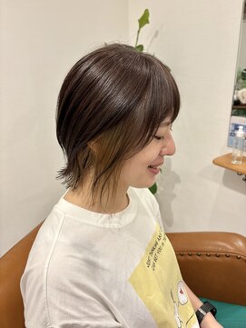 リーベル(LieBell) くびれレイヤーボブ×インナーベージュ