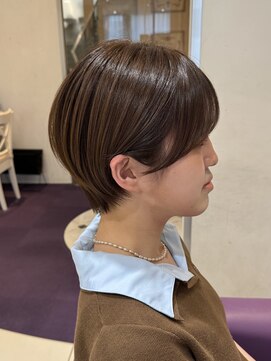 ハピネス 河原町店(Happiness) 顔まわりカット 京都ショート 京都美容室 進詩織