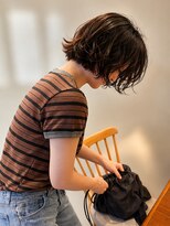 エインアンリー 明治神宮前(AIN.ANLY.)&nbsp;ボブパーマ、ボブニュアンスパーマ、ボブパーマゆるめ