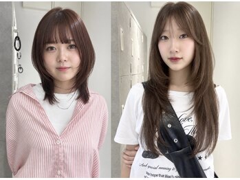 ムーン バイ ケンジ(moon by KENJE)の写真/ロングミディアムレイヤーなら当店へ。似合わせトレンドで魅力を引き出します♪