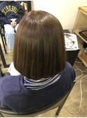 切りっぱなしボブ