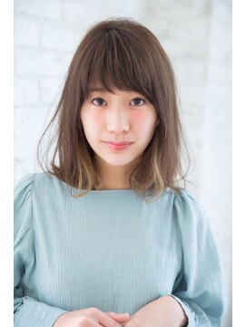 ジョエミバイアンアミ(joemi by Un ami) (joemi)切りっぱなしボブマッシュウルフオン眉ひし形 (花野)