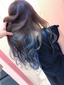 アマンドール(Aman D'or) 夏にぴったり＊インナーシルバーアクセントブルーカラー