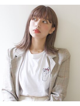 テーラ(tela) 【tela】シアラベンダーグレージュ・ラフミディアム【溝の口】