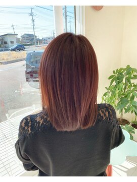 ヘアステージ スプール(HAIRSTAGE SPOOL) ボブスタイルピンク