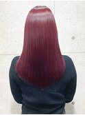 ツルツル赤髪ヘア