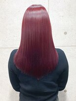 アールプラスヘアサロン(ar+ hair salon) ツルツル赤髪ヘア