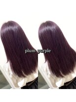 ヘアーメイク トレコローリ(hair make trecolori) 【trecolori 津田沼】プラムパープル