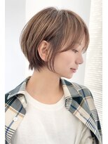 ミチオ ノザワ ヘアサロン ギンザ(Michio Nozawa HAIR SALON Ginza)&nbsp;耳掛けショート×抜け感くびれヘア【瀧上丈司】