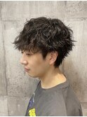 韓国シャドウパーマ