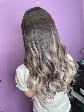 アンリップ ジー(salon unripＧ) h.i シルバーブラック　グラデーション