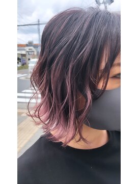 ニコ(nico) グラデーション　ピンクパープル