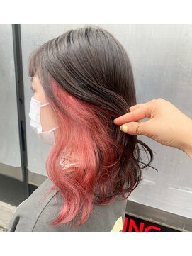 サロンドミルク 原宿(salon de MiLK) インナーピーチピンク