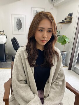 ハイバレーヘアーメゾン(HIGH VALLEY HAIRMAISON) 韓国風大人ロンググレージュ