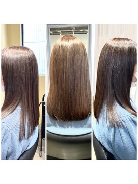 ソメソメソメ(some some some3) うる艶髪質改善トリートメント　根元染め付き