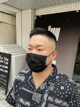 バーバーブース アサヒ(BARBERBOOTH ASAHI) フェザーアップ＋スキンフェード