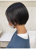 ショートボブ　丸みショート　絶壁解消
