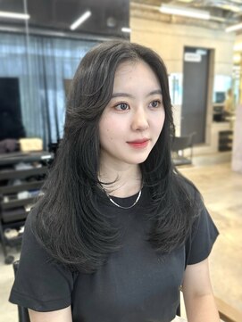 アリュウル 表参道(ALLURE) グレーブラック×大人気ザクザクレイヤーカット◎ KAKO