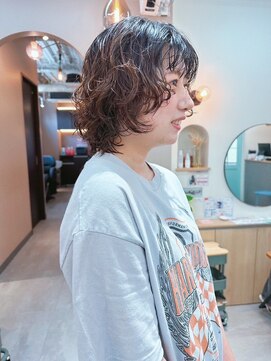 シビバイレボ(CIBI by revo) 地毛風カラー/ナチュラルレイヤーカット/ショートボブ[船橋]