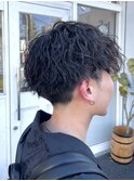 ツイストスパイラルマッシュ ツーブロック