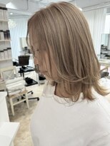 シー ヘアデザイン(see hair design)&nbsp;レイヤーカット　　milk tea ベージュ
