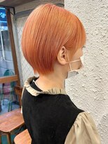 マジコ 下北沢本店(Magico) ダブルカラーオレンジベージュカラーケアブリーチ韓国ハイトーン