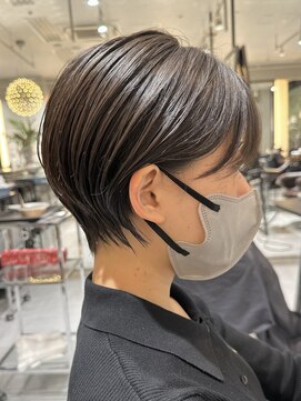 ラボー ノースプラザ店(LA'BO) 【LA'BO三浦】暗髪くびれショート