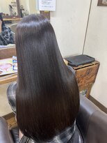 ミツバ(3tuba)&nbsp;うる艶トリートメント 美髪ストレート グレージュ 髪質改善 20代